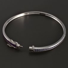 Silber-Armband-Emaille-Zirkonia