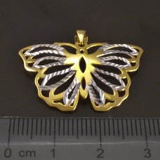 Goldanhänger 585/1000 Schmetterling
