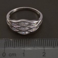 Silber-Ring-Zirkonia