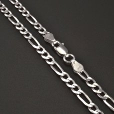 Silber-Armband-Figaro