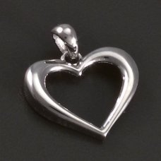 Herz-Silberanhänger