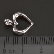 Herz-Silberanhänger