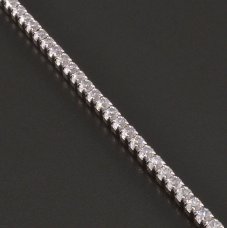Zirkonia-Armband-Silber