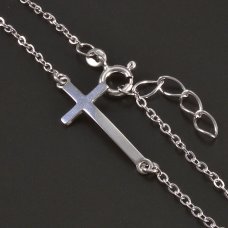 Silberarmband mit Kreuz
