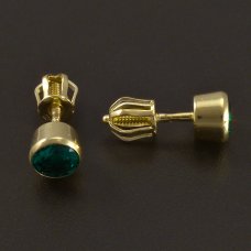 Gold-Ohrstecker-Durchmesser 5mm