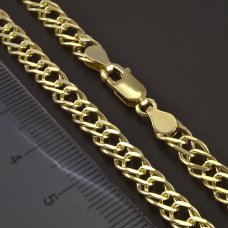 Armband Gold 585 Doplepanzer