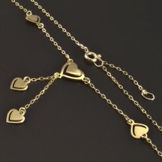Halskette mit Herzen