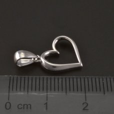Herzchen-Silberanhänger