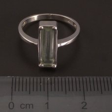 Weißgold Ring Chrysolith