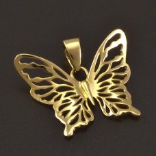 Schmetterling Goldanhänger