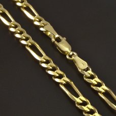 Armband-Gold 585-Figaro