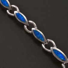 Opal-Armband-Silber