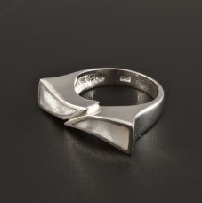 Silber Ring Perlmutt