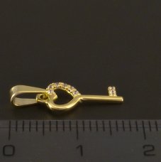 Gold Kinder-Anhänger Schlüssel