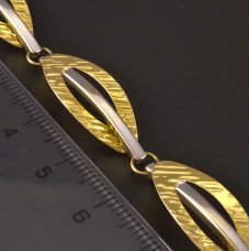 Gold Armband Gelb-/Weißgold
