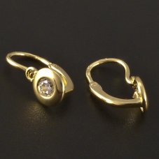 Gold Kinder-Ohrringe