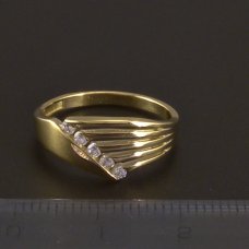 Gold Ring Zirkonias