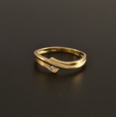 Gold Ring Zirkonia