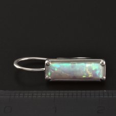 Silberohrringe Opal