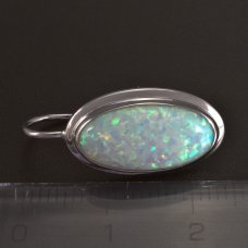 Silberohrringe Opal