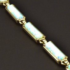 Goldarmband Opalen