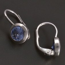 Silber-Ohrringe-Aquamarin