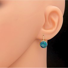 Ohrringe mit grünem Opalen