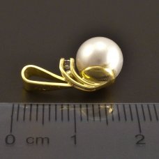 Goldanhänger Brillante Perle