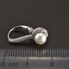 Zuchtperel-Silber-Ohrringe