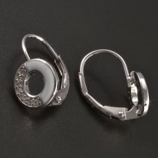 Silber-Ohrringe-Emaille