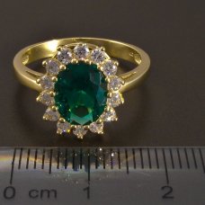 Goldring 585 Smaragd