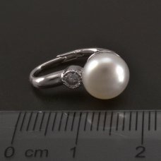 Silber-Ohrringe-Zuchtperel