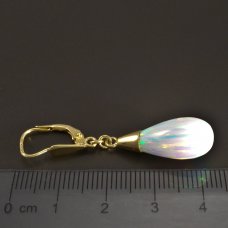 Opal-Ohrringe-Gelbgold 585
