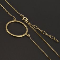 Gold 585 Halskette Kreis