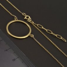 Gold 585 Halskette Kreis