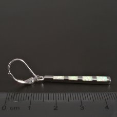 Silber Ohrhänger mit Opál