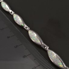 Opal-Silber-Armband