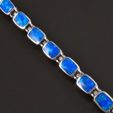 Opal-Silberarmband