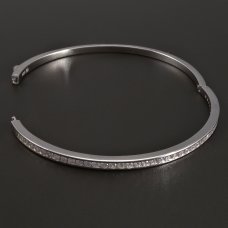 Silber-Ellipse-Armband