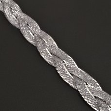 Zopfarmband-Silber