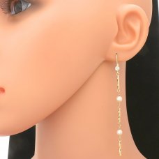 Ohrhänger in Gold- Zuchtperle